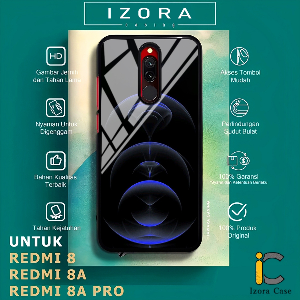 (IZORA ) Case Redmi 8 8A 8A Pro Casing Redmi 8 8A 8A Pro Jawara Casing Case Glossy Case Aesthetic Cu
