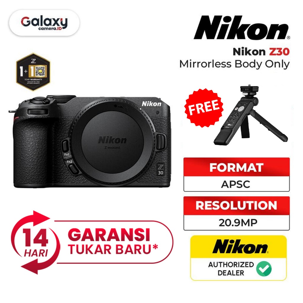 Nikon Z30 Body Only Nikon Z 30 Z30 Body Garansi Resmi