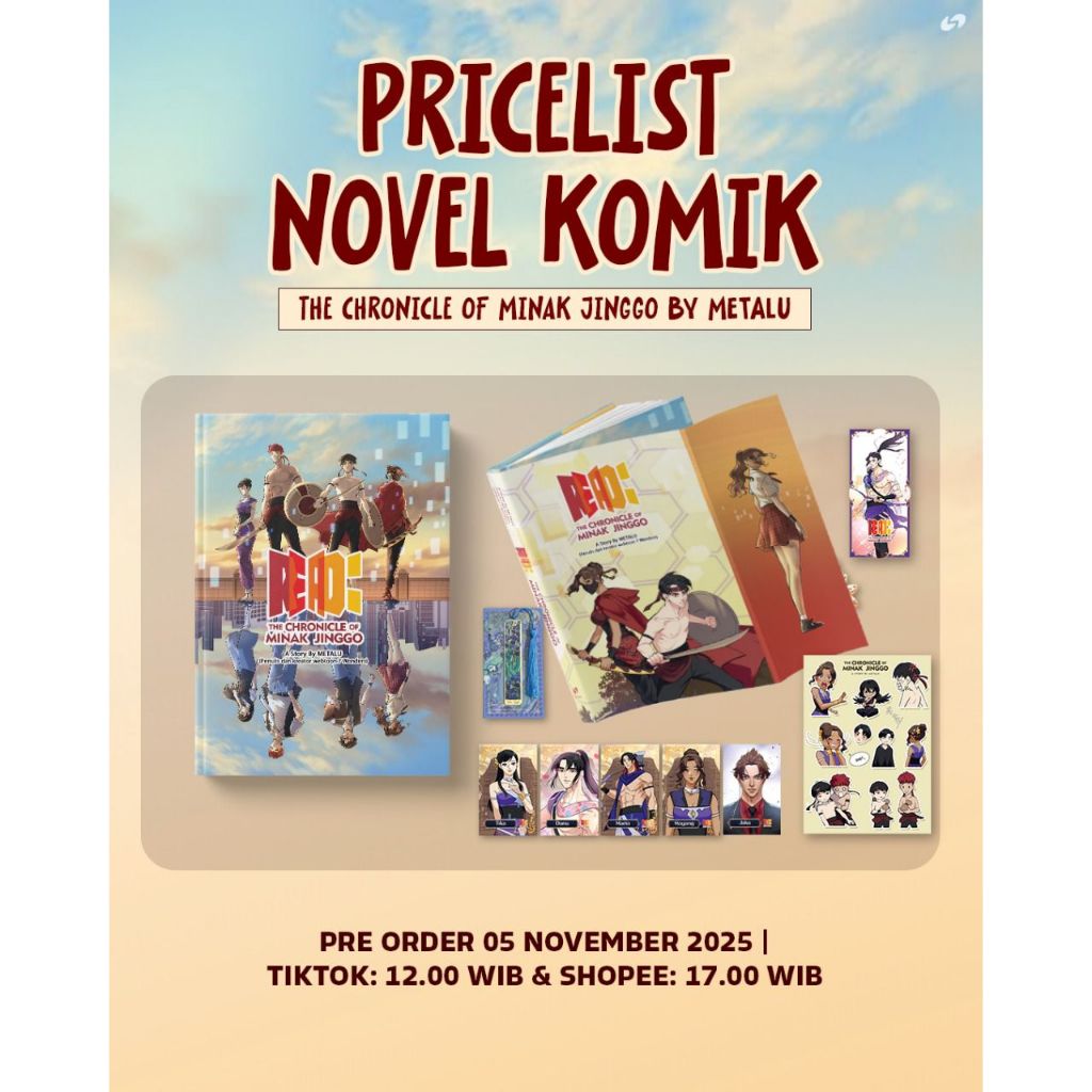 Buku Novel Komik The Chronicle Of Minak Djinggo - Metalu - Skuad - Bumifiksi
