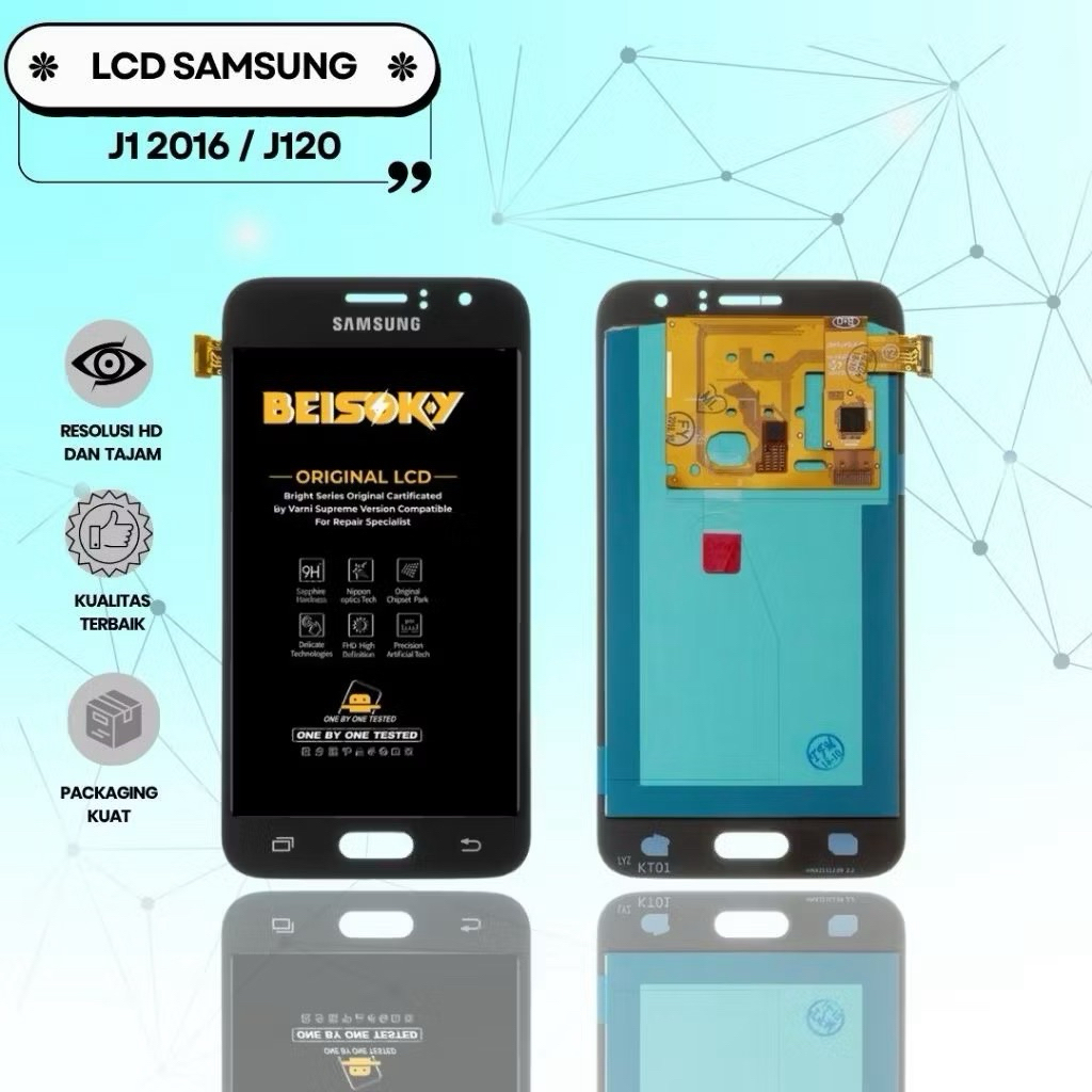 LCD TOUCHSCREEN SAMSUNG GALAXY J1 2016 / J120 Fullset Ori