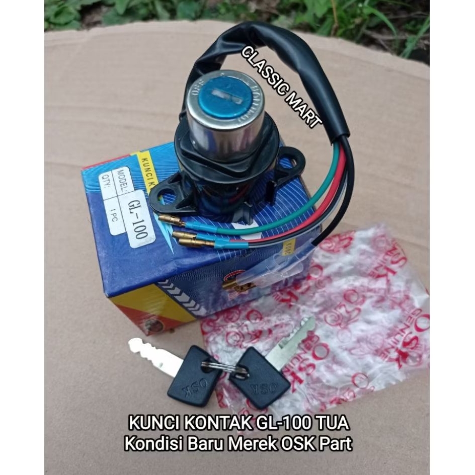 KUNCI CONTAK HONDA GL100 TAHUN 1979 GL100 GL125 GL TUA