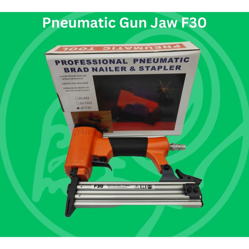 JAW Pneumatic Nail Gun F30 Alat Tembak Paku Staples Angin F30 JAW Air Nailer Gun JAW F30