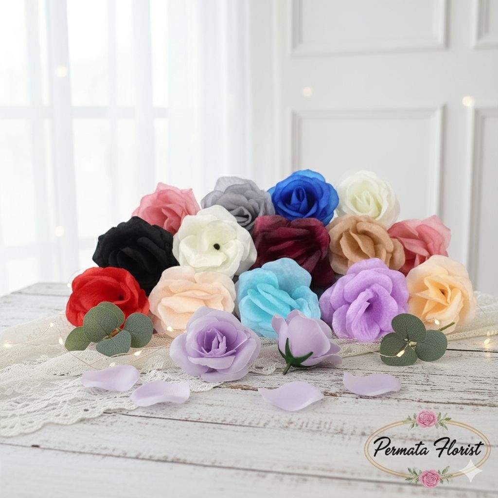 Kuntum Bunga Artificial Bunga Artificial/Bunga Plastik/Bunga Dekorasi/Dekorasi Pernikahan/Pernikahan