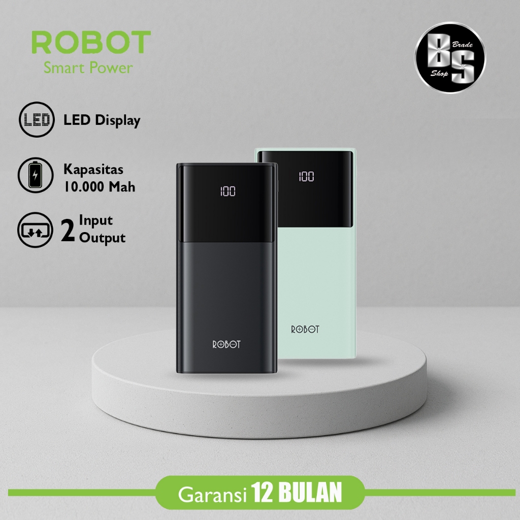 Power Bank Robot RT190S LED Display 10000 MAH Fast Charging RT 190