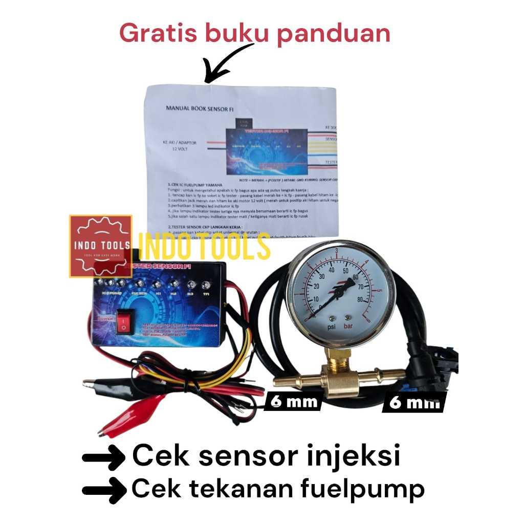 Fuel Pressure Gauge Fuel Pump Pressure Tester Fuel Pump Tester Original Fuel Pump Sensor Checker