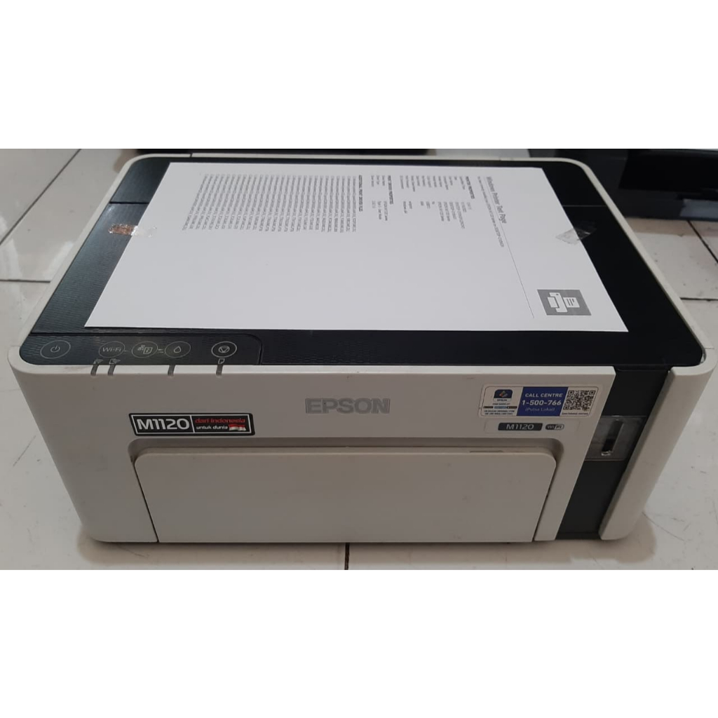 Printer Epson M1120 M-1120 Wireless Printer Mono Hitam Putih