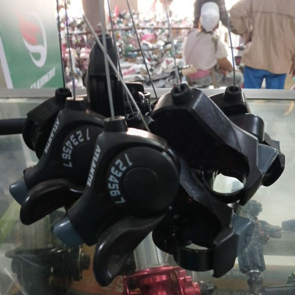 Shifter sepeda lipat/Operan gigi 6-7speed Atlantis
