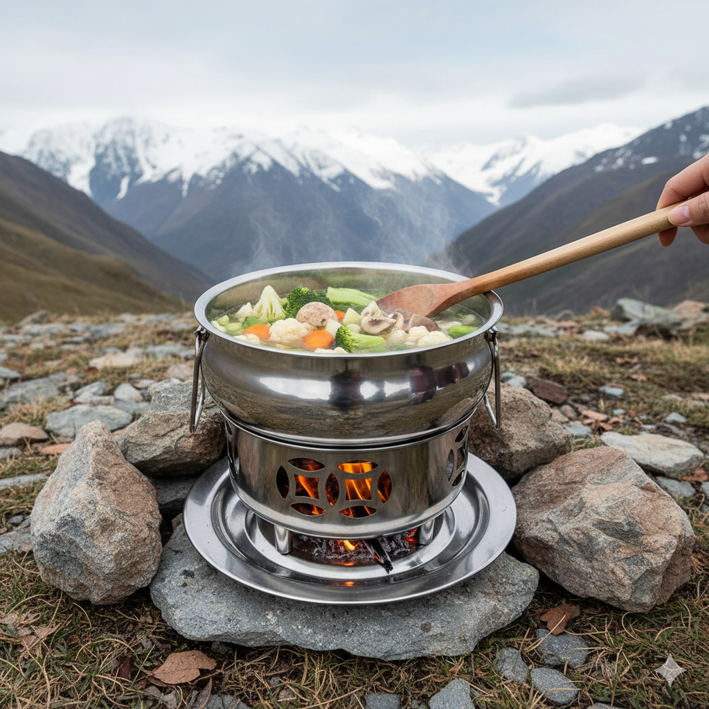 Panci Hot Pot Shabu Shabu Sukiyaki Steamboat Korea