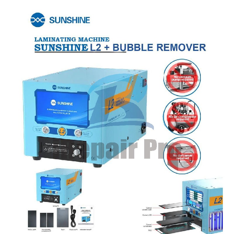 LAMINATING MACHINE SUNSHINE L2 - MESIN LAMINATING LCD DAN BUBBLE REMOVER 2 IN 1