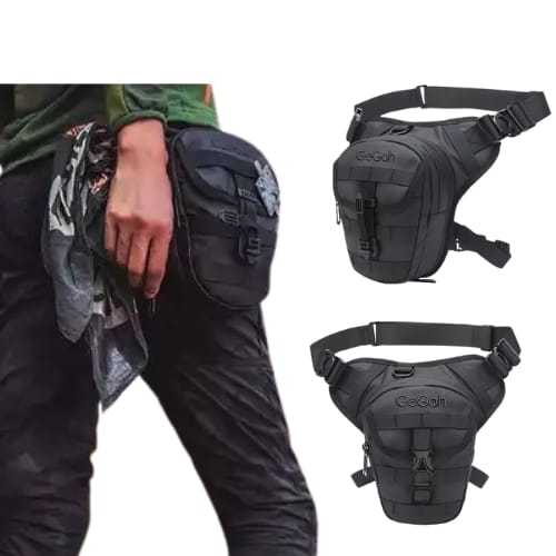 [ pb6shop ] Tas Pinggang Pria Tas Paha Waterproof Waistbag Tas Paha Touring