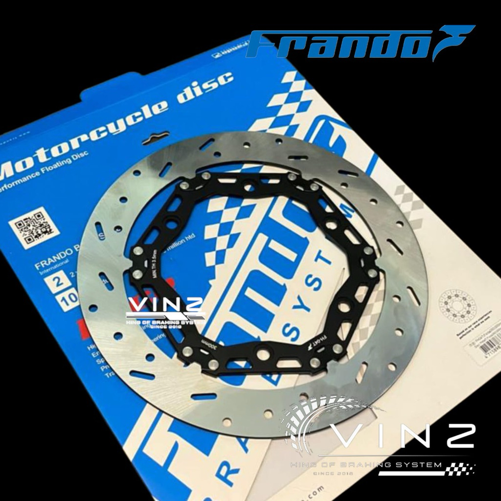 Piringan Cakram Frando Honda Forza 250 Ukuran 300 Mm T Floating Disc Frando FH04 // Piringan Cakram 