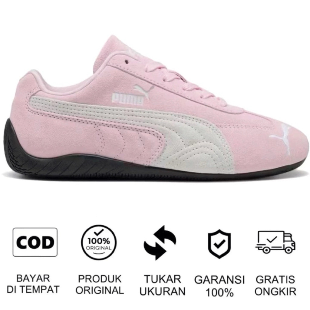 PUMA SPEEDCAT PINK WHITE ORIGINAL SHOES