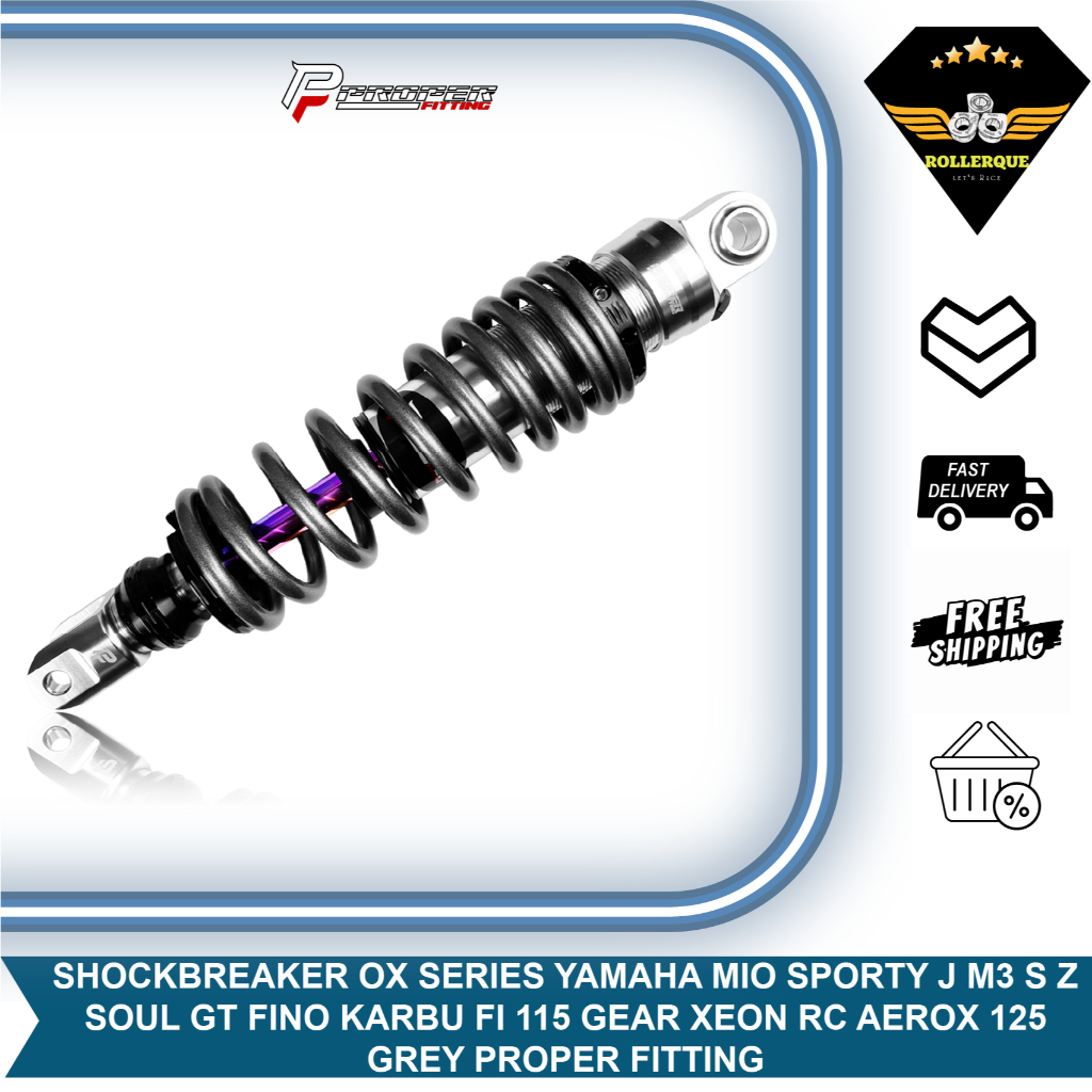Shock Shockbreaker Sok Belakang Mio Sporty Smile J M3 S Z Soul GT Fino Gear Xeon Aerox 110 115 125 3
