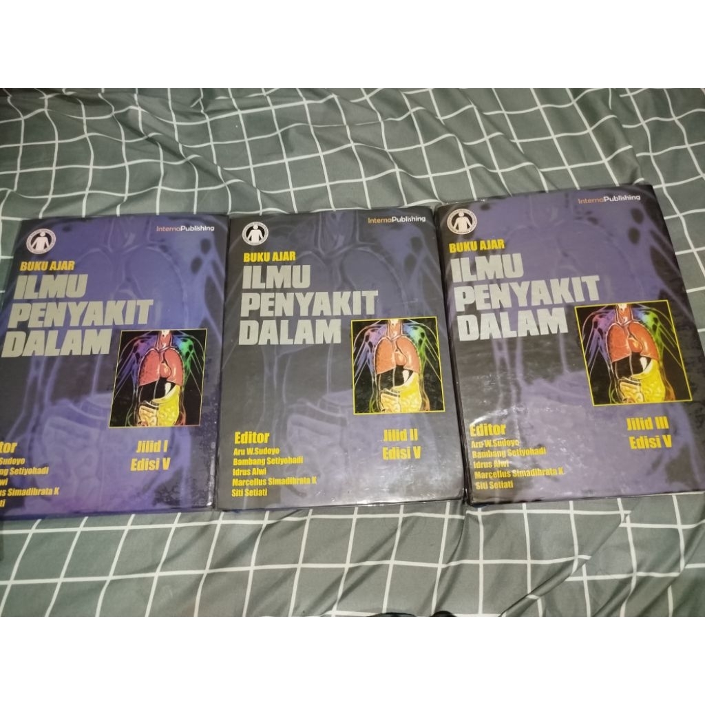 [Buku Preloved] Buku Ajar Ilmu Penyakit Dalam Jilid I, II, dan III Edisi V InternaPublishing Buku Ke