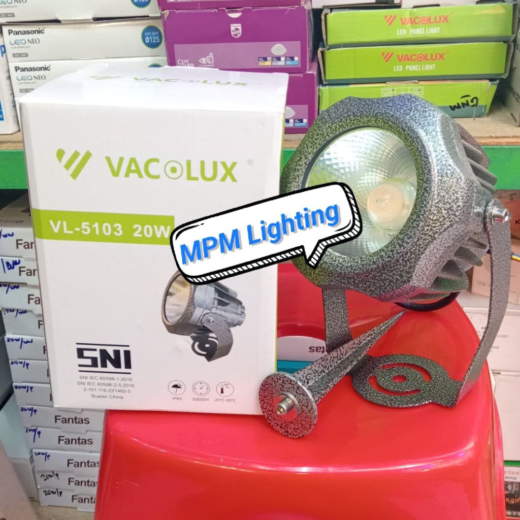 Vacolux Lampu Sorot Taman COB 10w 20w 30w 3000K Outdoor/ LED Garden Lamp Vacolux 10w 20w 30w 3000K O
