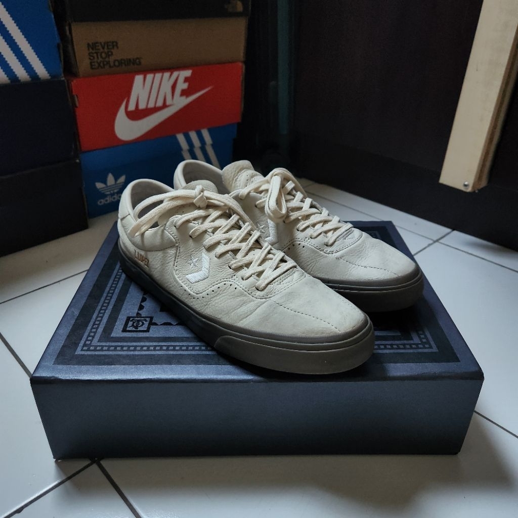 Converse Louie Lopez Pro Original Size 45 Dark Mushroom Resmi MAP Like New