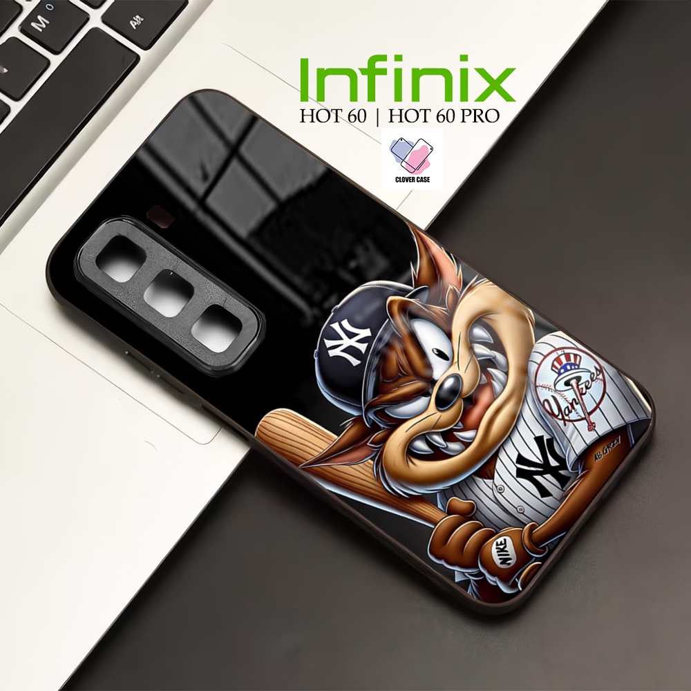 [AR93]  Case Glossy Case | INFINIX HOT 60 | INFINIX HOT 60 PRO |  Casing Hp Kilau Motif TAZMANIA