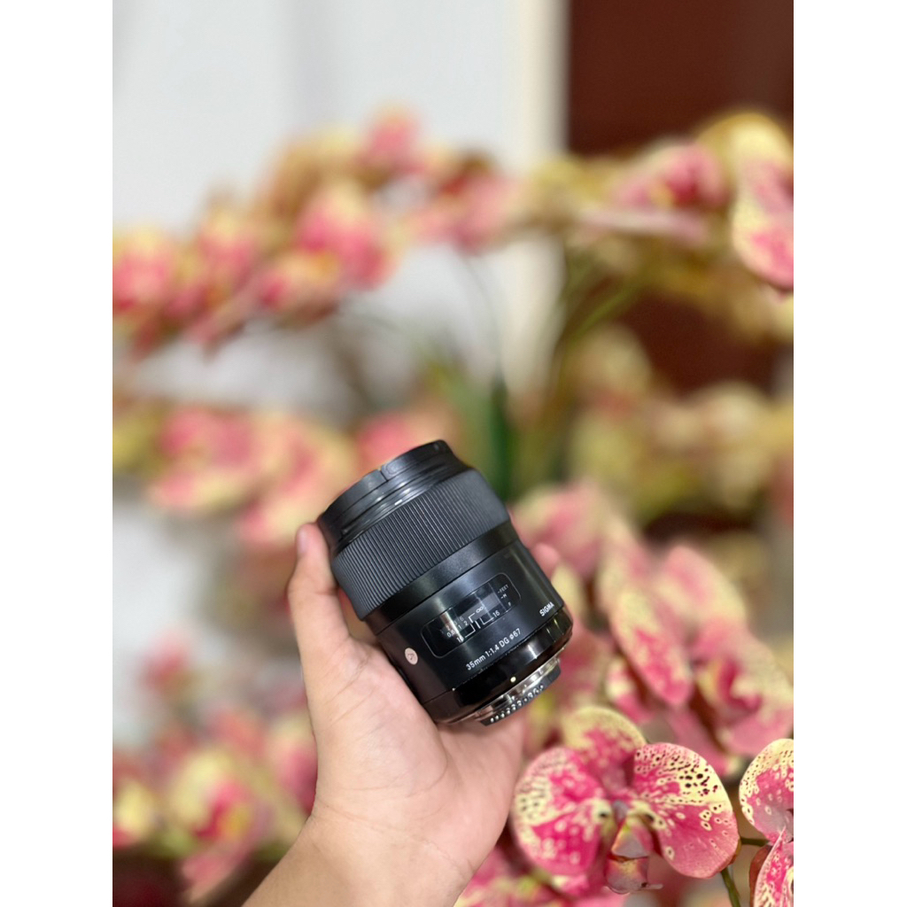 lensa sigma art 35 mm f1,4 for nikon bukan sigma art 50 mm bukan sigma art 85mm