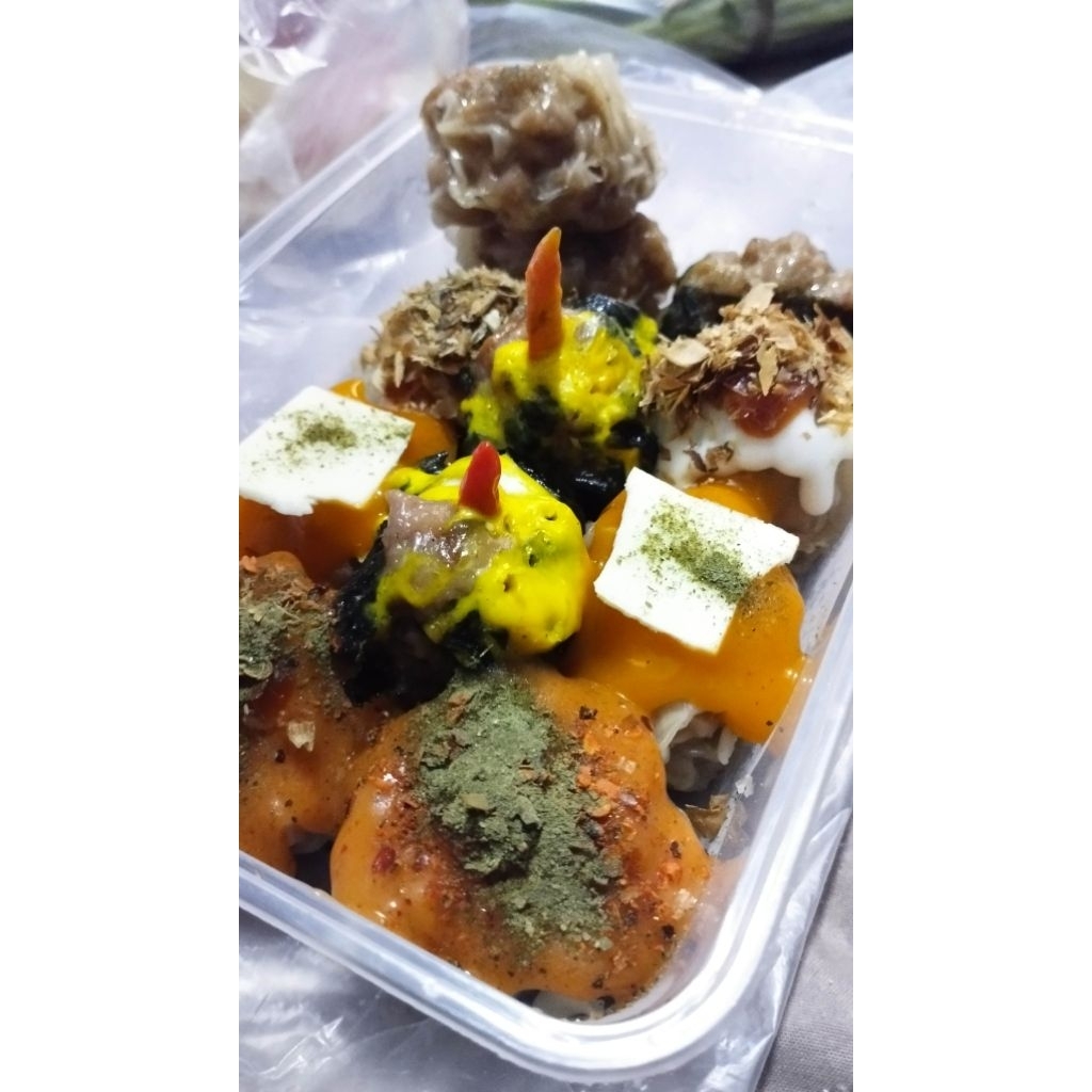 Dimsum Obunaya isi 10 Mix Siomay Ayam Nori Cabe Rawit