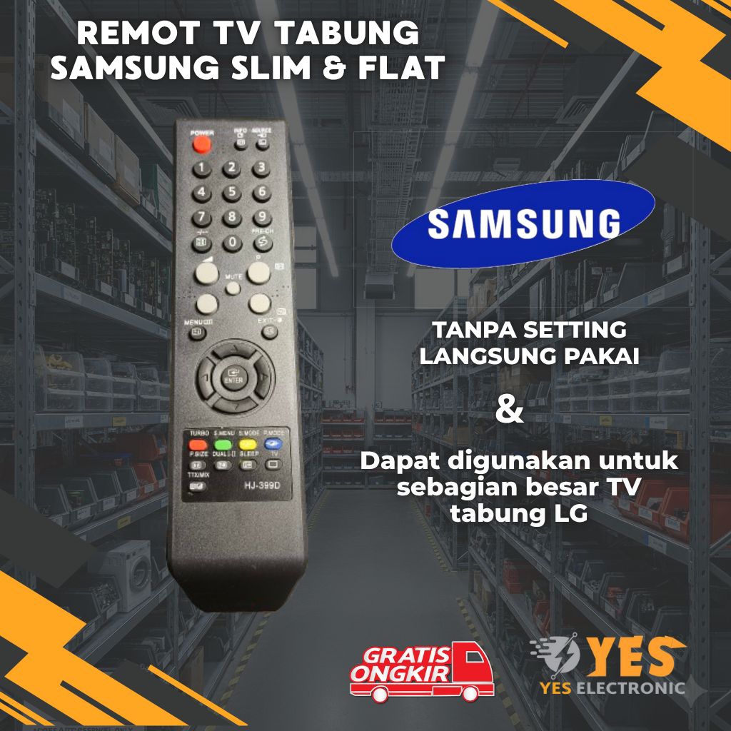Remote Remot TV LG Tabung Pearl Black Slim Flat MKJ33981406/ Remote TV Tabung LG SLIM 1406