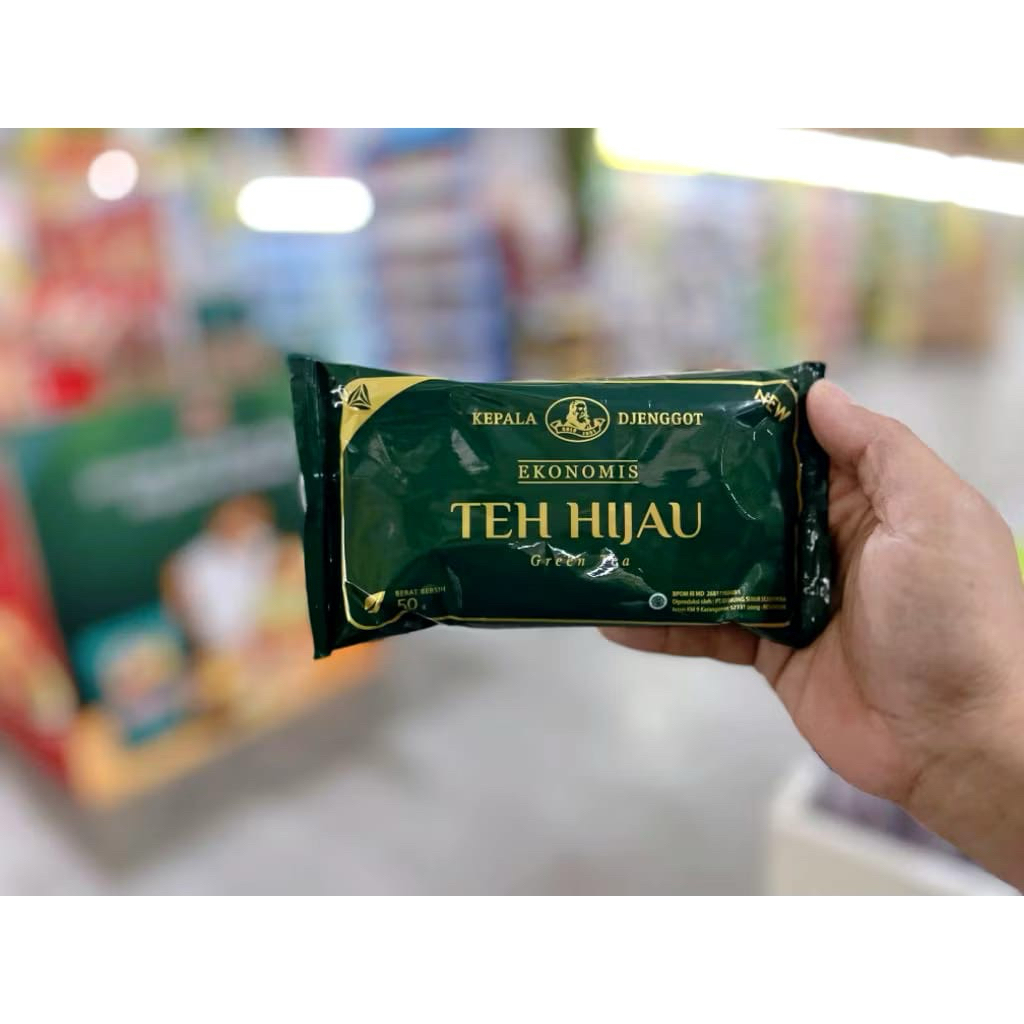 Teh Hijau sashet kepala djenggot 50gr