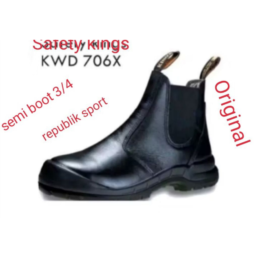 Safety Shoes Sepatu Kerja Proyek By Safety Kings KWD 706X 100%ORIGINAL