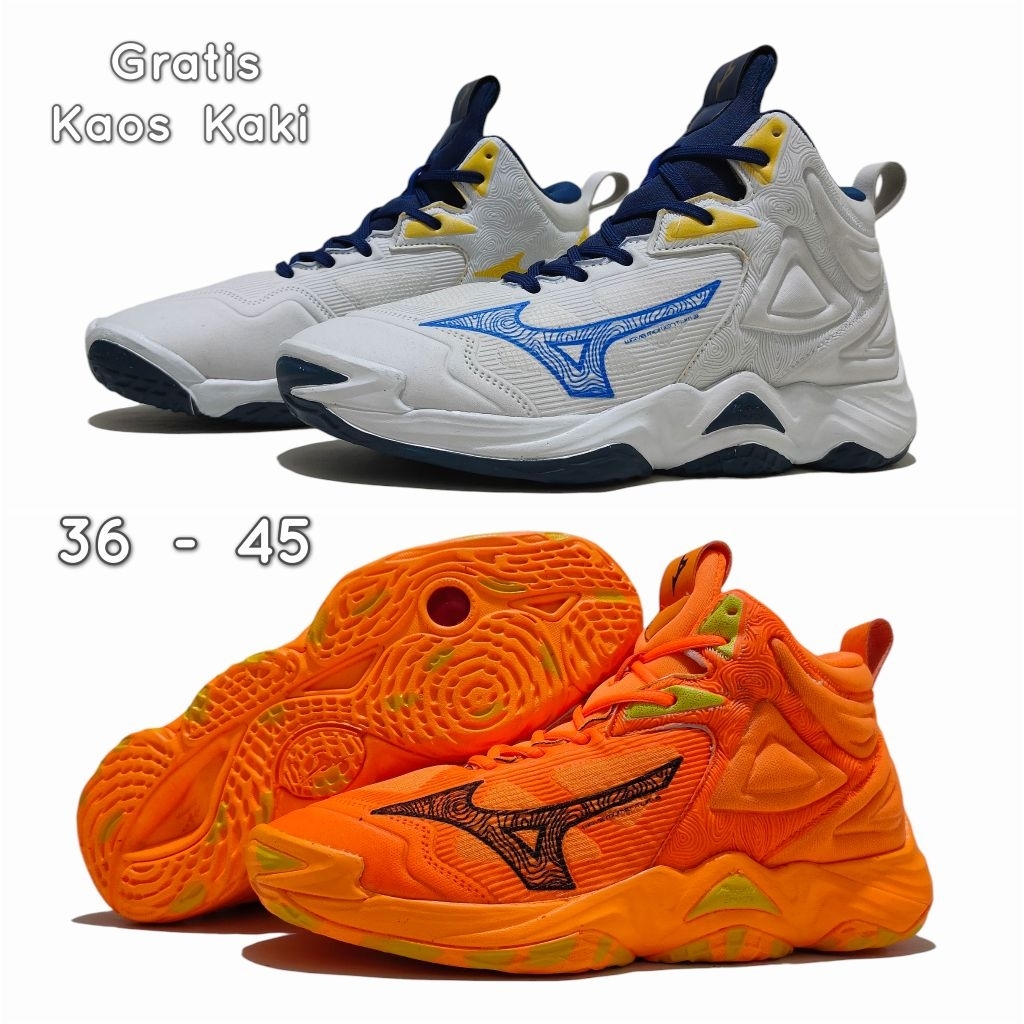 Mizuno Wave Voltage Mid /  Sepatu Mizuno WLZ 4 - Sepatu Voli Mizuno - Mizuno Volly Ball