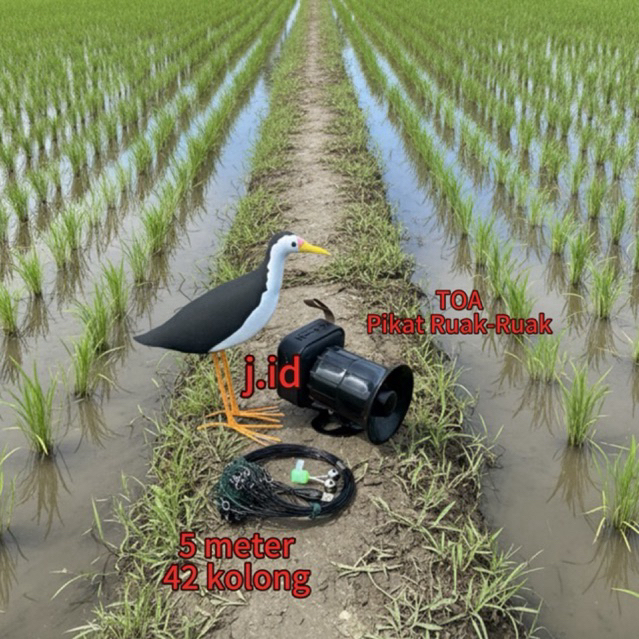 Paket racik jebakan & Speaker Toa pikat ruak ruak