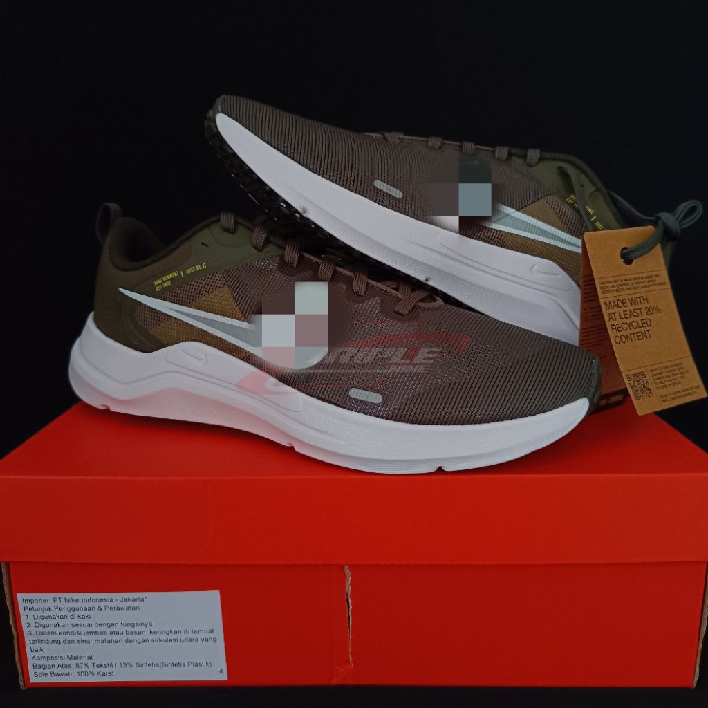 sepatu running downshifter 12 cargo khaki