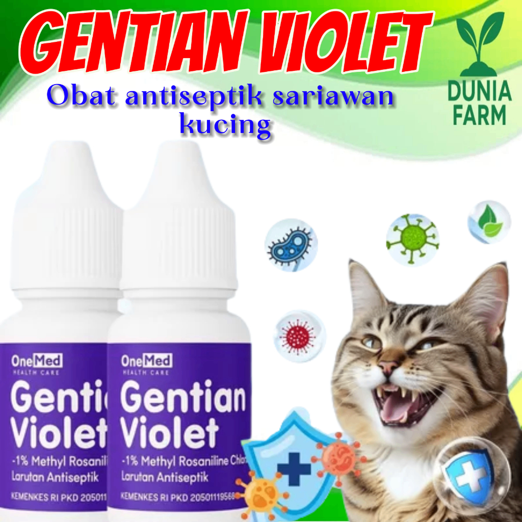 Solusi Obat Sariawan Sirup Gom Warna Ungu Gentian Violet Aman Original Ampuh Membantu Mengatasi Sari