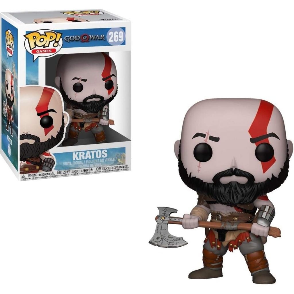 Funko Pop Games: God of War - Kratos with Axe Collectible Figure