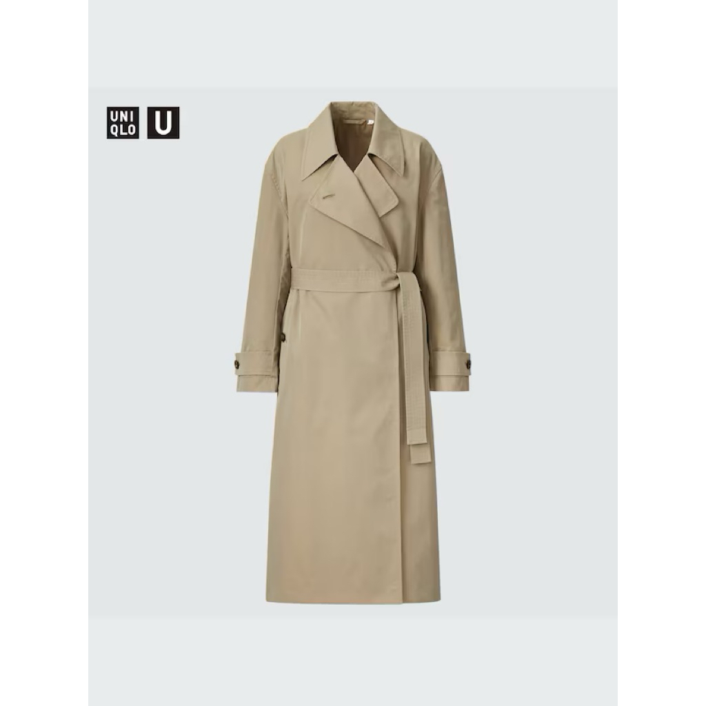 Uniqlo second / Uniqlo Preloved  / Coat Branded Uniqlo / Coat Oversize Uniqlo / Coat Branded
