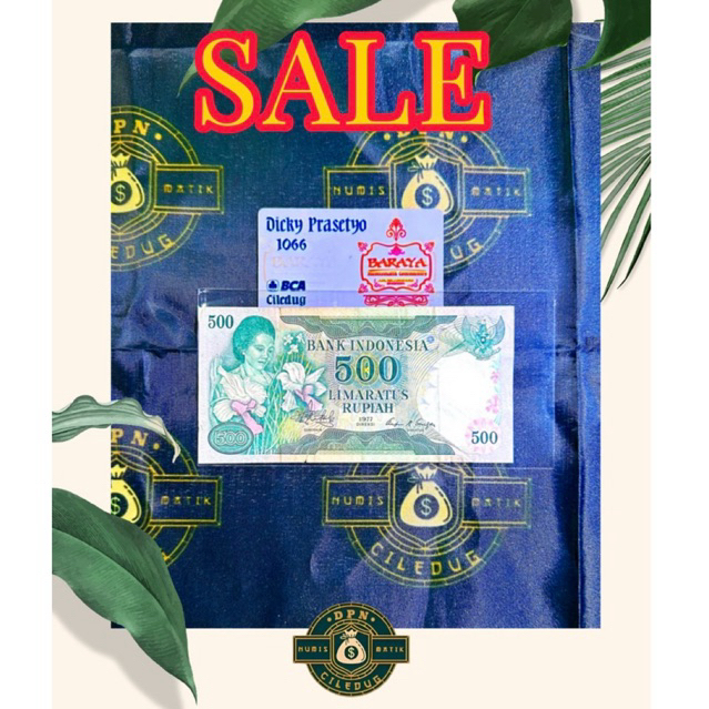 KOIN KUNO INDONESIA 500 KONDE 1977