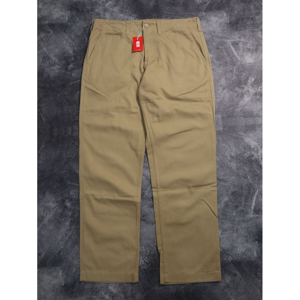 CELANA PANJANG GU BY UNIQLO CHINO PANTS CS25 SIZE 34 ORIGINAL PRELOVED