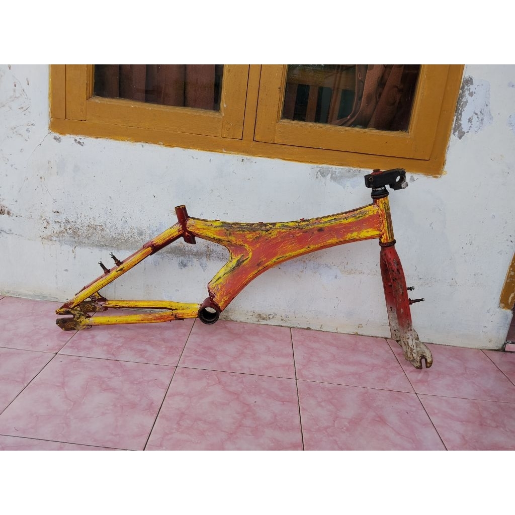 Frame fork sepeda bmx 20 MONGOOSE antik langka marking jelas seri N40166 iclude stem GT murah saja