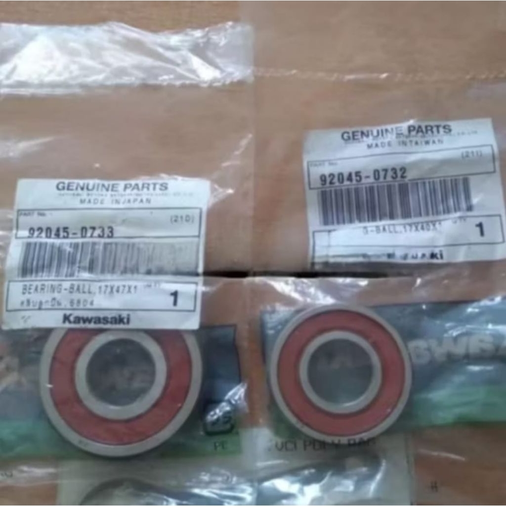 bearing laher roda velg belakang Ninja 250fi old Z250 Ninja 250 karbu sepasang