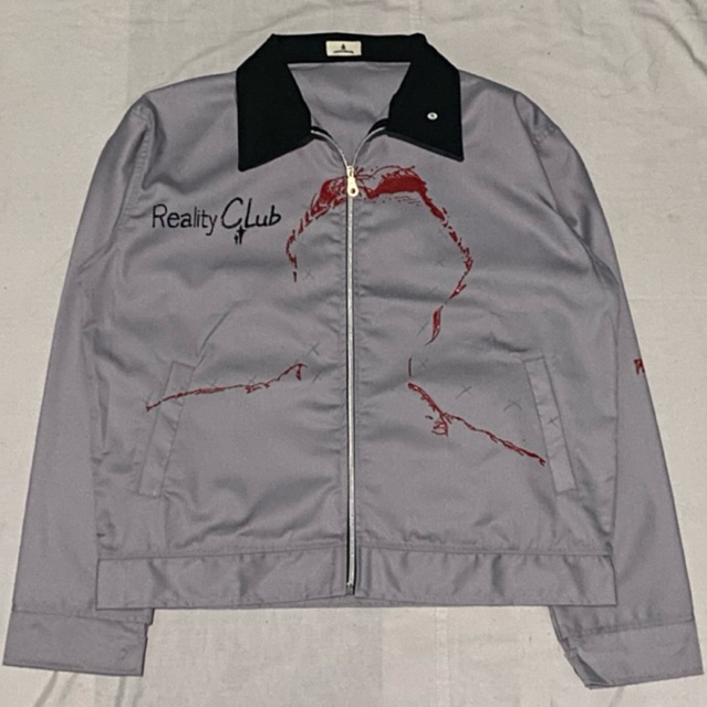 Work Jacket Custom Handpainted Reality Club - 2112