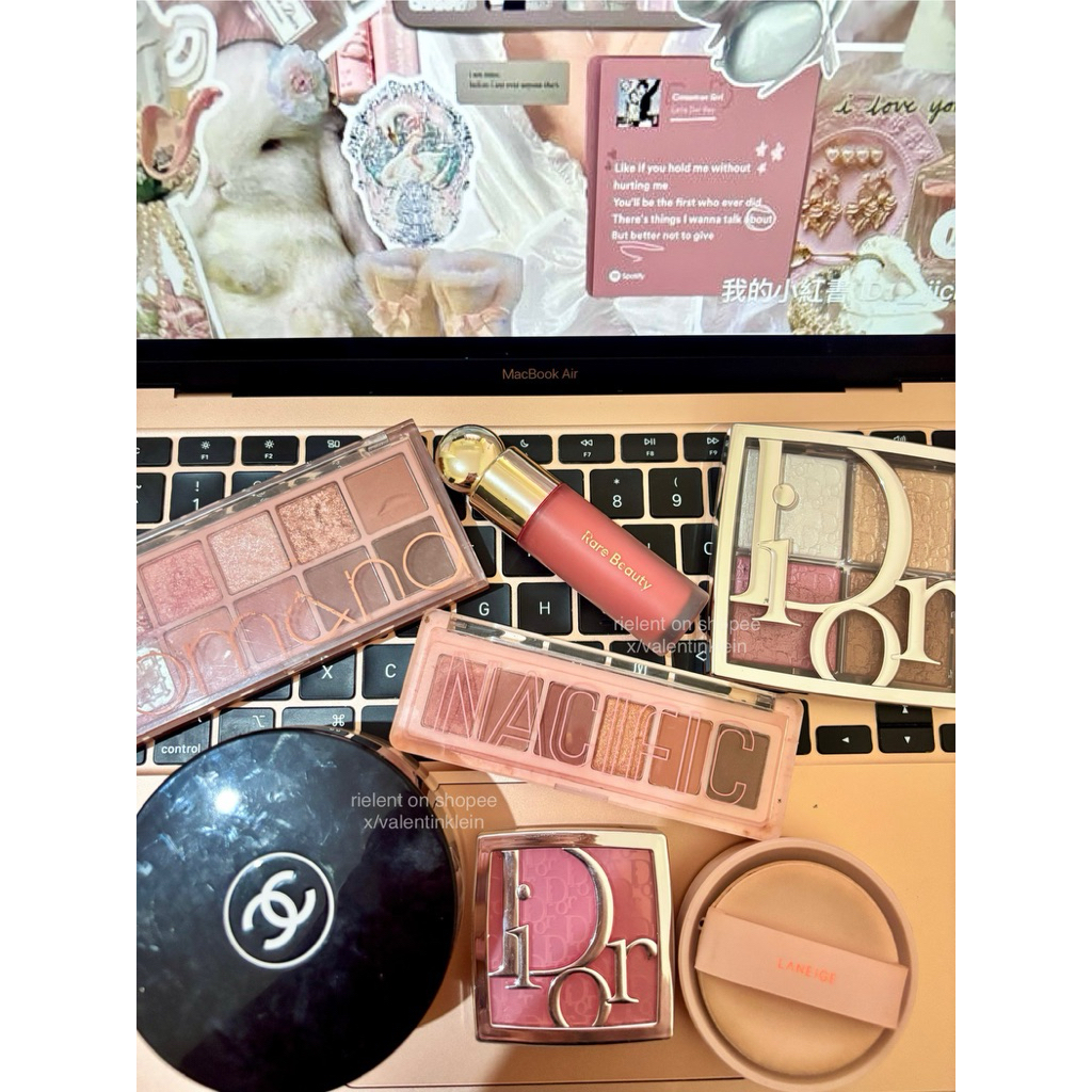 preloved high end makeup (dior, chanel, laneige, rare beauty, romand & nacific)