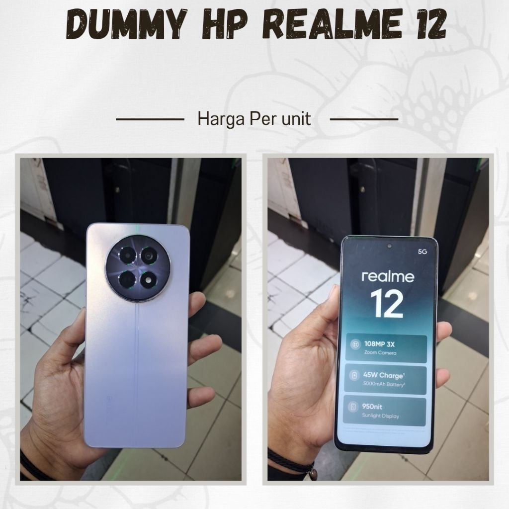 Dummy hp realme 12///mainannnnn