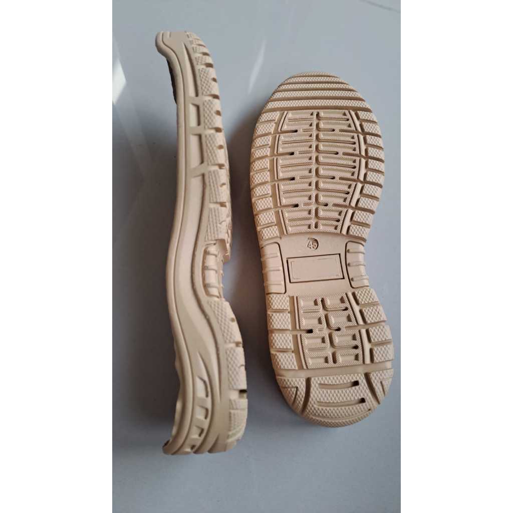 Outsole karet alas sepatu pdl safety boot HRV CREAM bahan karet mentah untuk segala jenis medan