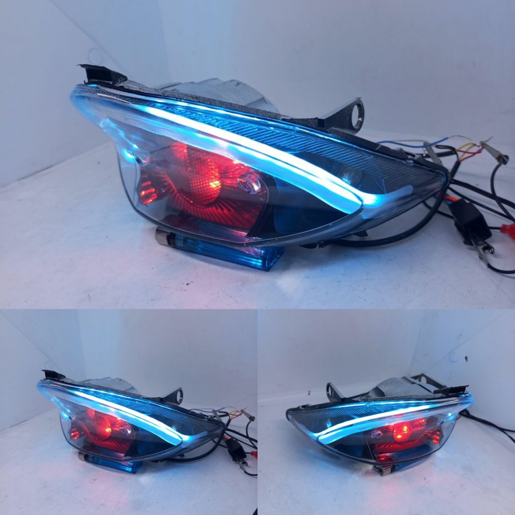 LAMPU BELAKANG MX LAMA CUSTOM ALIS RUNING