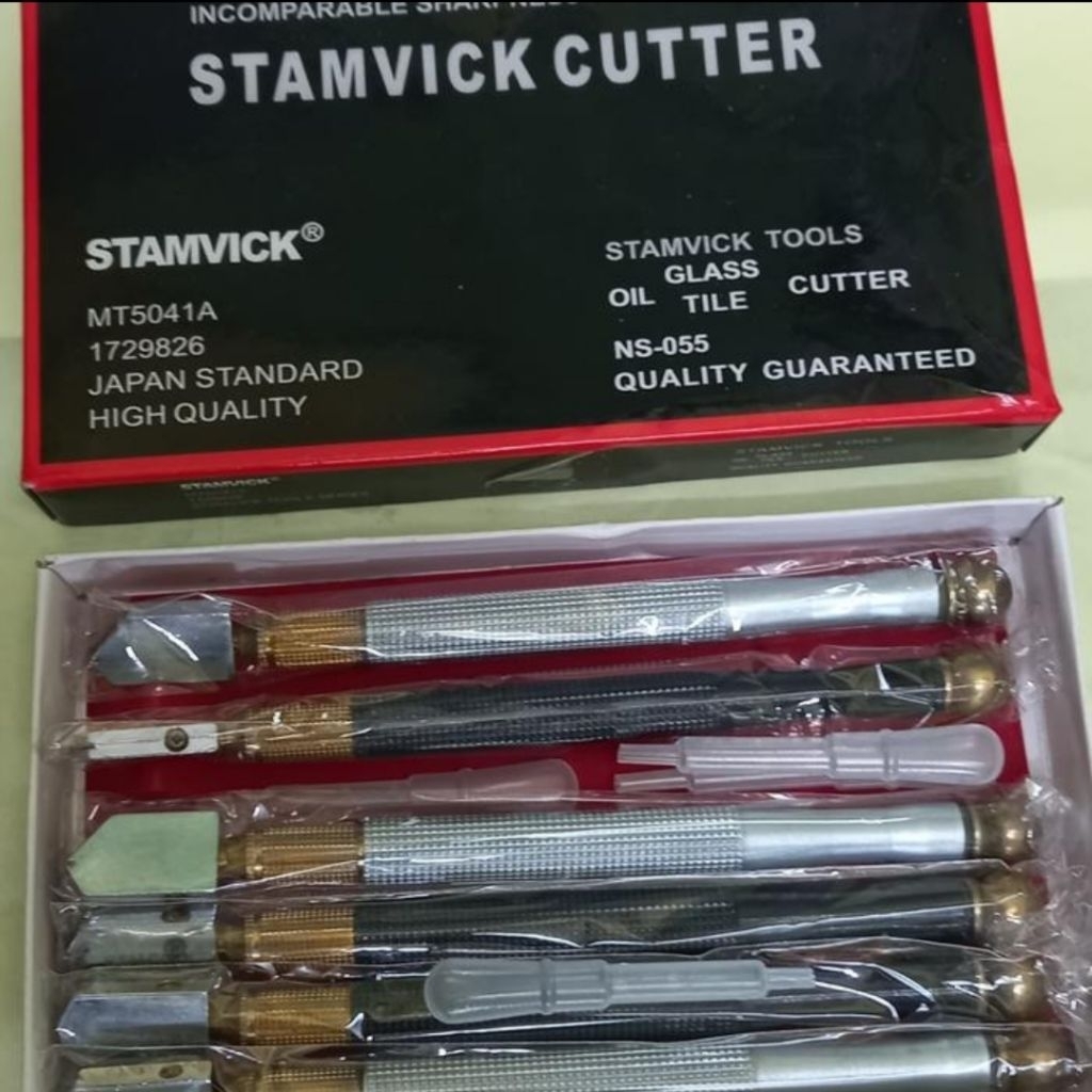 Pisau Potong Kaca STAMVICK SUPER / Alat Pemotong Kaca STAMVICK SUPER
