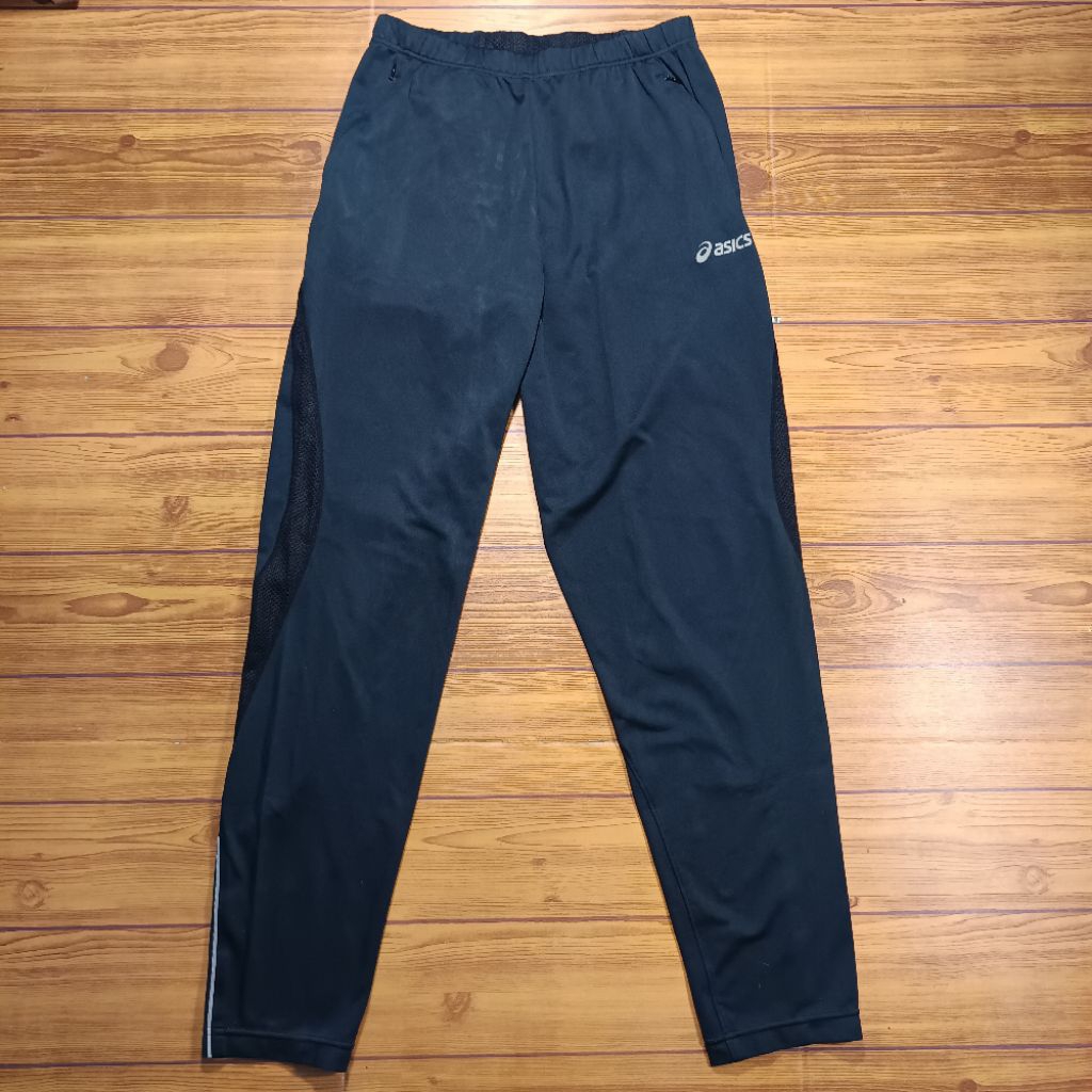 Celana Trackpant Running Asics Second Original Hitam size M