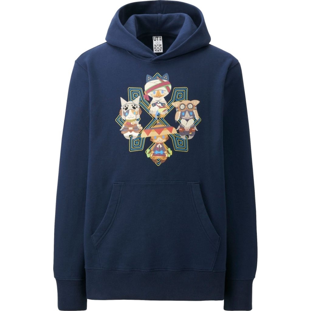 Uniqlo x Anime monster hunter hoodie