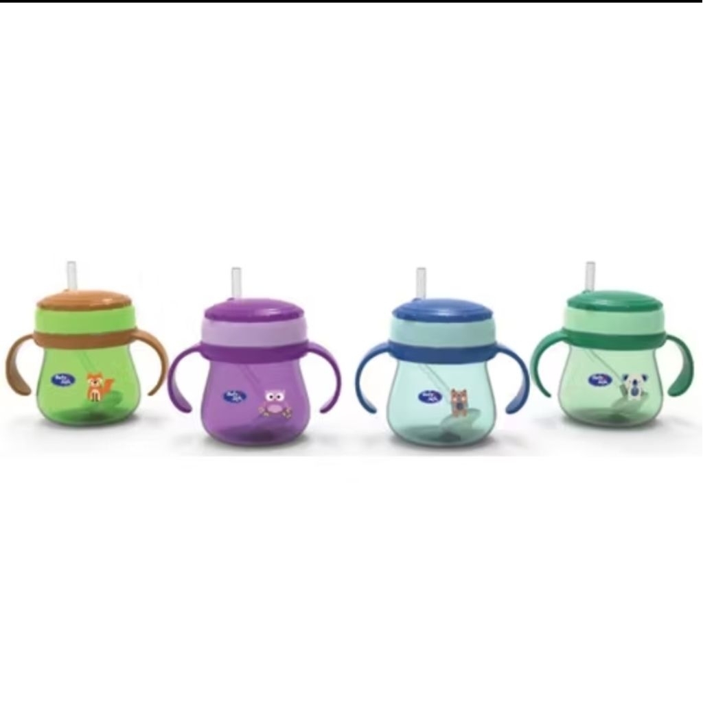 Baby Safe training cup with straw JP019 / cup / straw / training cup / gelas bayi anti tumpah