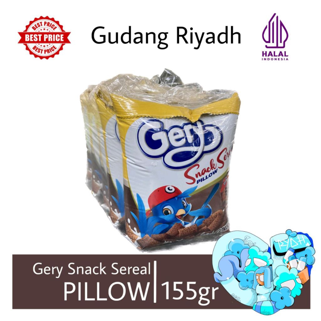 Gery Snack Sereal Bantal Merk Garuda E2000