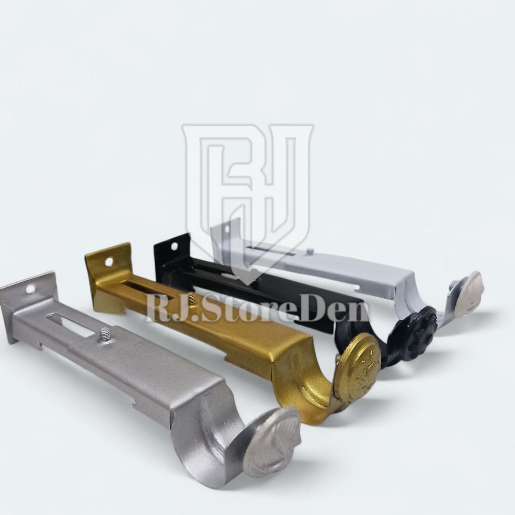 BRACKET KAKI GORDEN TEBAL - RELL - RAIL - KAKI GORDEN - PENYANGGA -DUDUKAN - PENYANGGA BATANG GORDEN
