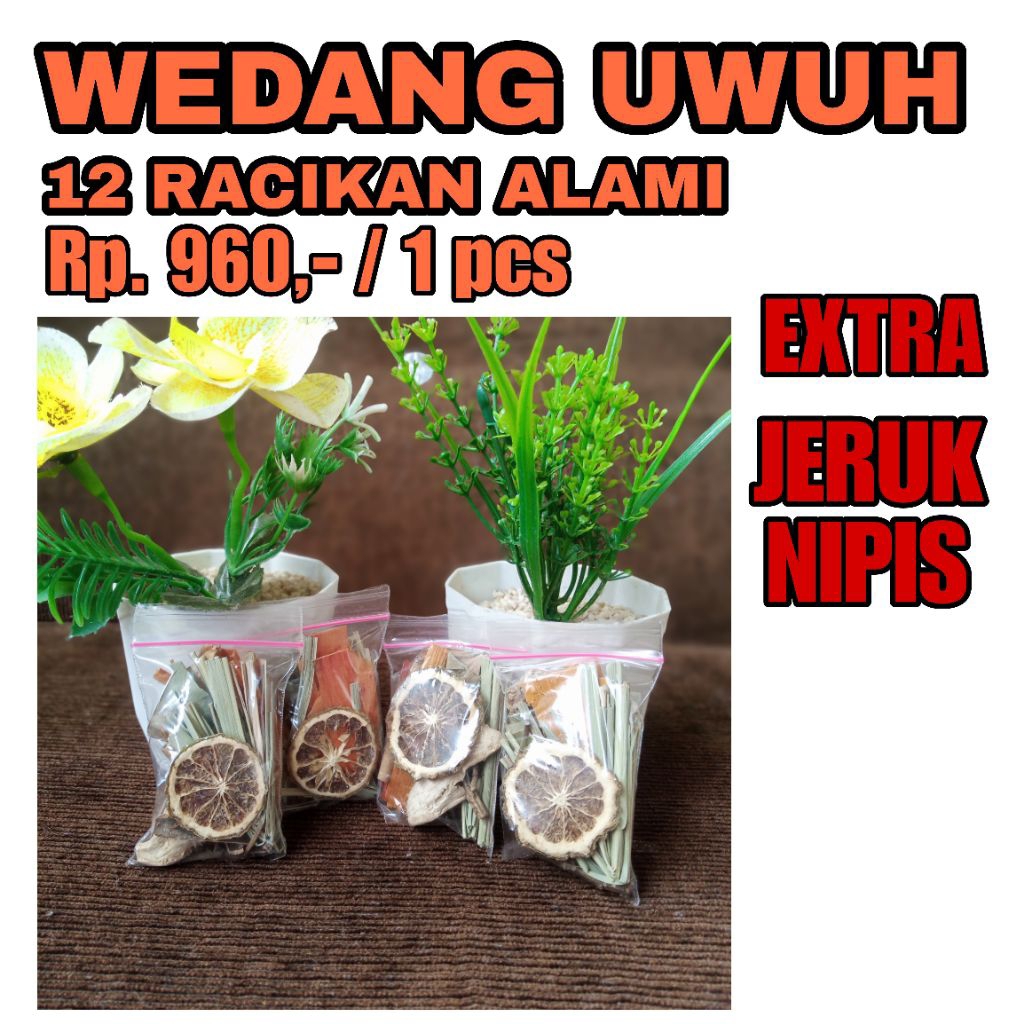 WEDANG UWUH WEDANG JAHE WEDANG UWUH REMPAH KOMPLIT EXTRA JERUK NIPIS