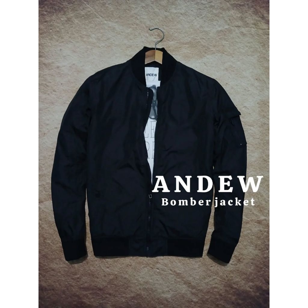 jaket caaual ANDEW bahan adem recomend bekas/second/preloved