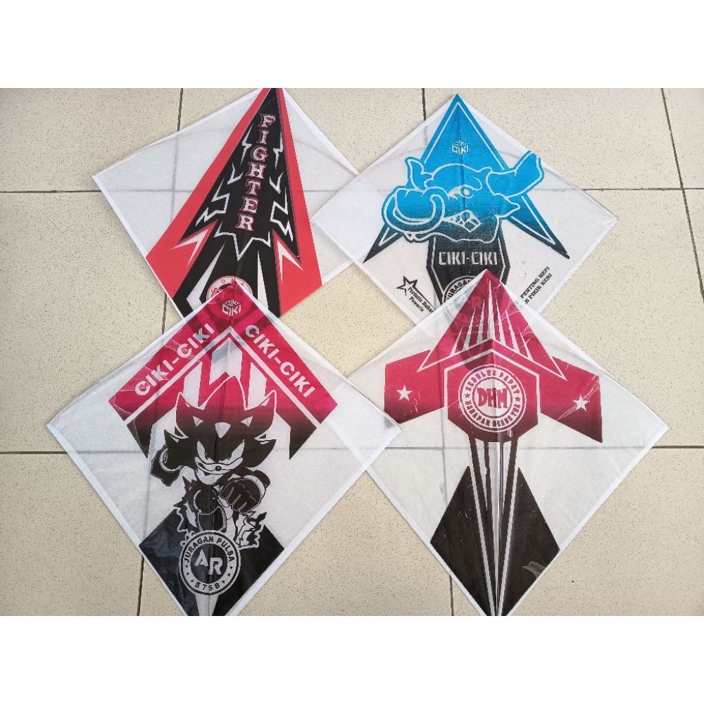 layangan sukhoi apus standar tanpa lilitan 50 pcs